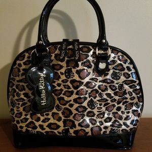 SANRIO -HELLO-KITTY-LEOPARD-DOME-BAG-SATCHEL